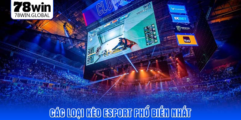 Các loại kèo esport phổ biến nhất