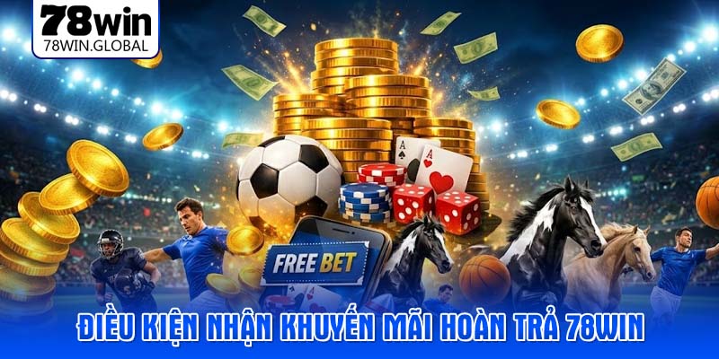 Điều kiện nhận Khuyến mãi hoàn trả 78WIN