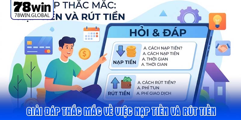 Giải đáp thắc mắc về việc nạp tiền và rút tiền 